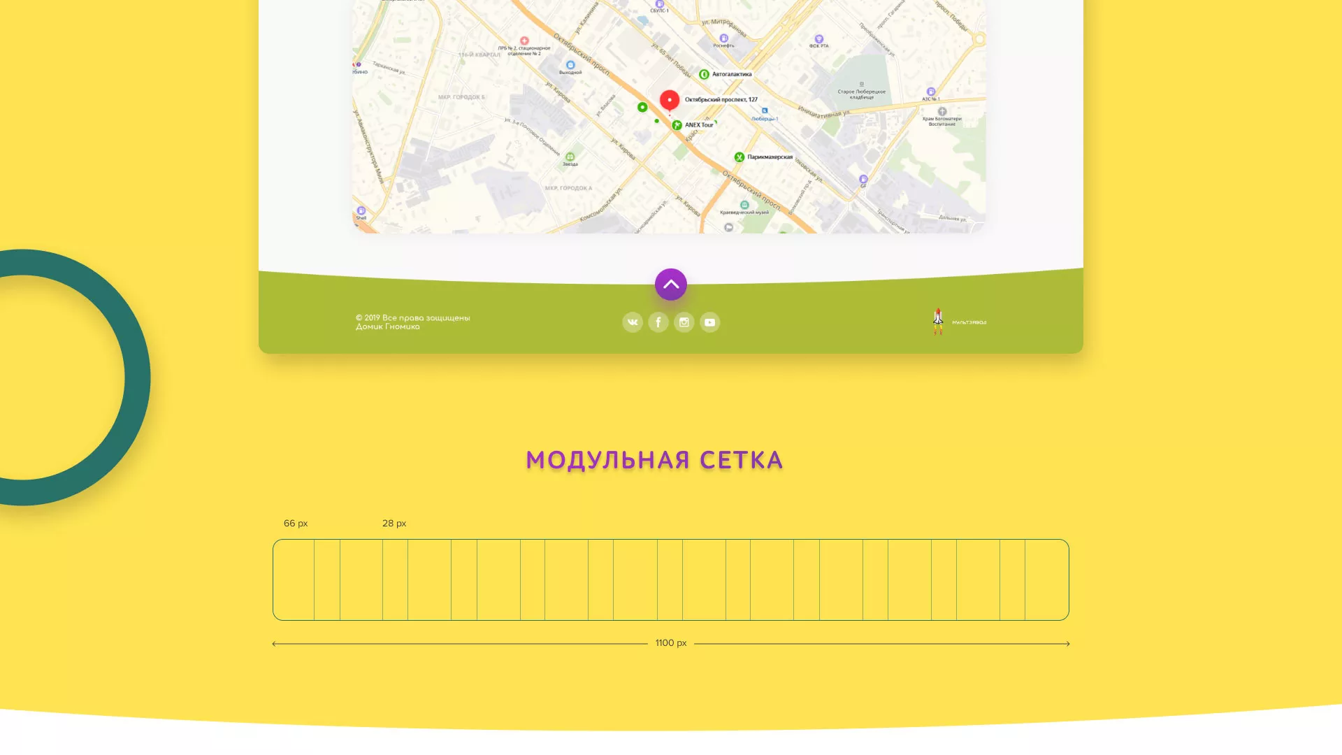 Разработка сайта детского активити-клуба «Домик гномика» в Шацке